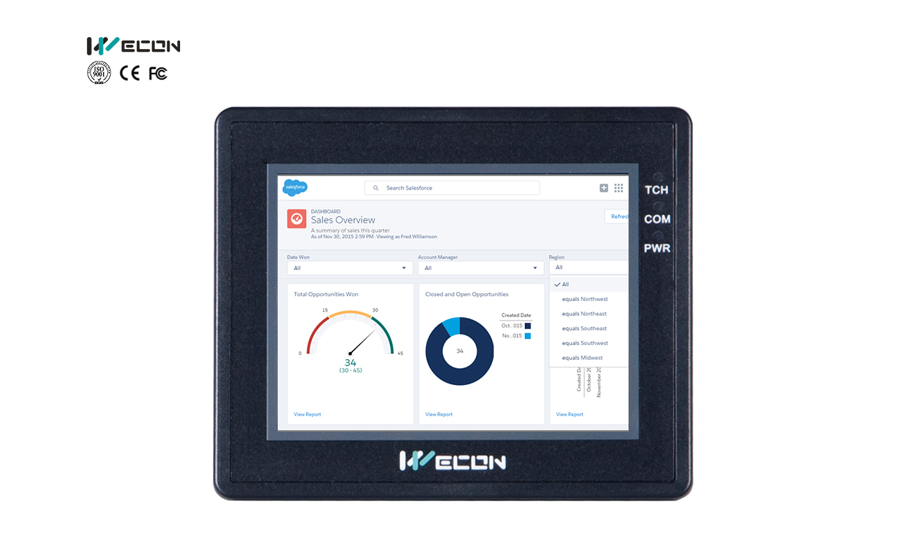 Wecon 3.5 pulgadas estándar: LEVI2035T HMI — imagen 2