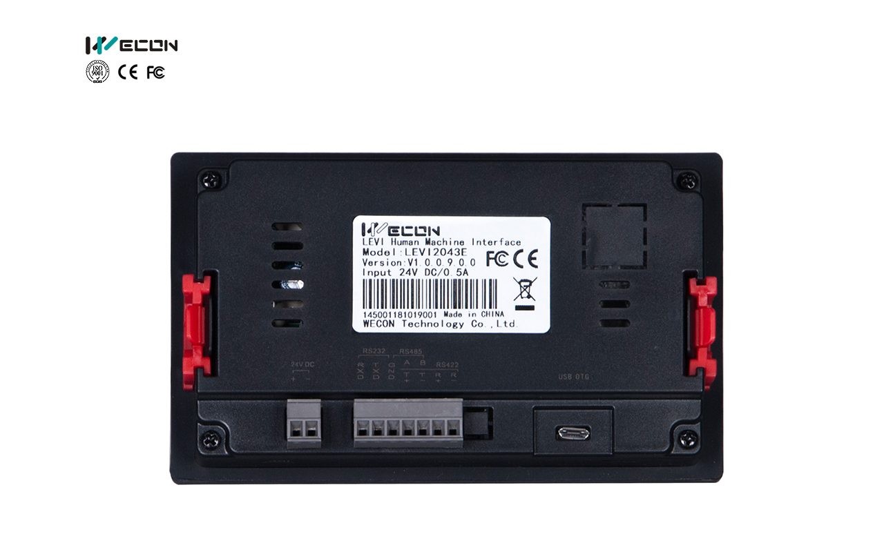 Wecon HMI ultra delgado de 4.3 pulgadas: LEVI2043E — imagen 3