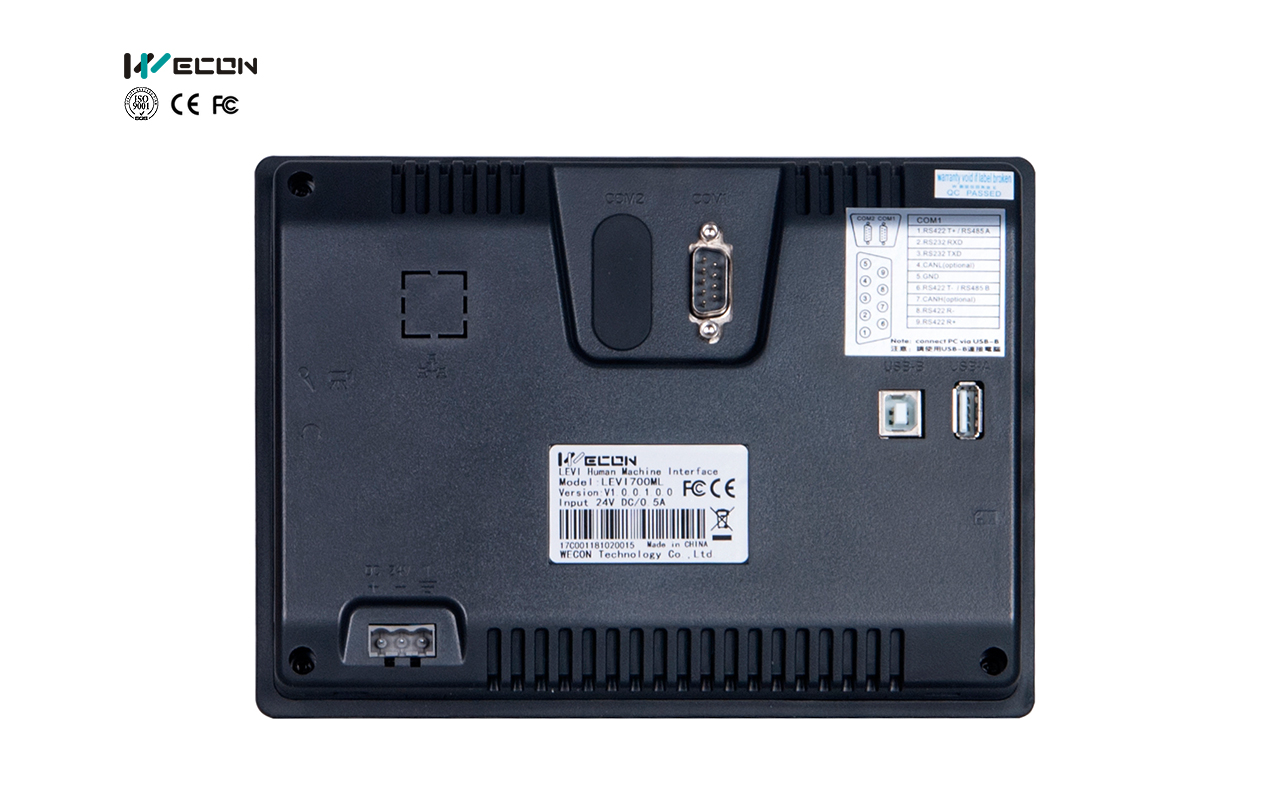 Wecon HMI estándar de 7 pulgadas: LEVI700ML — imagen 2