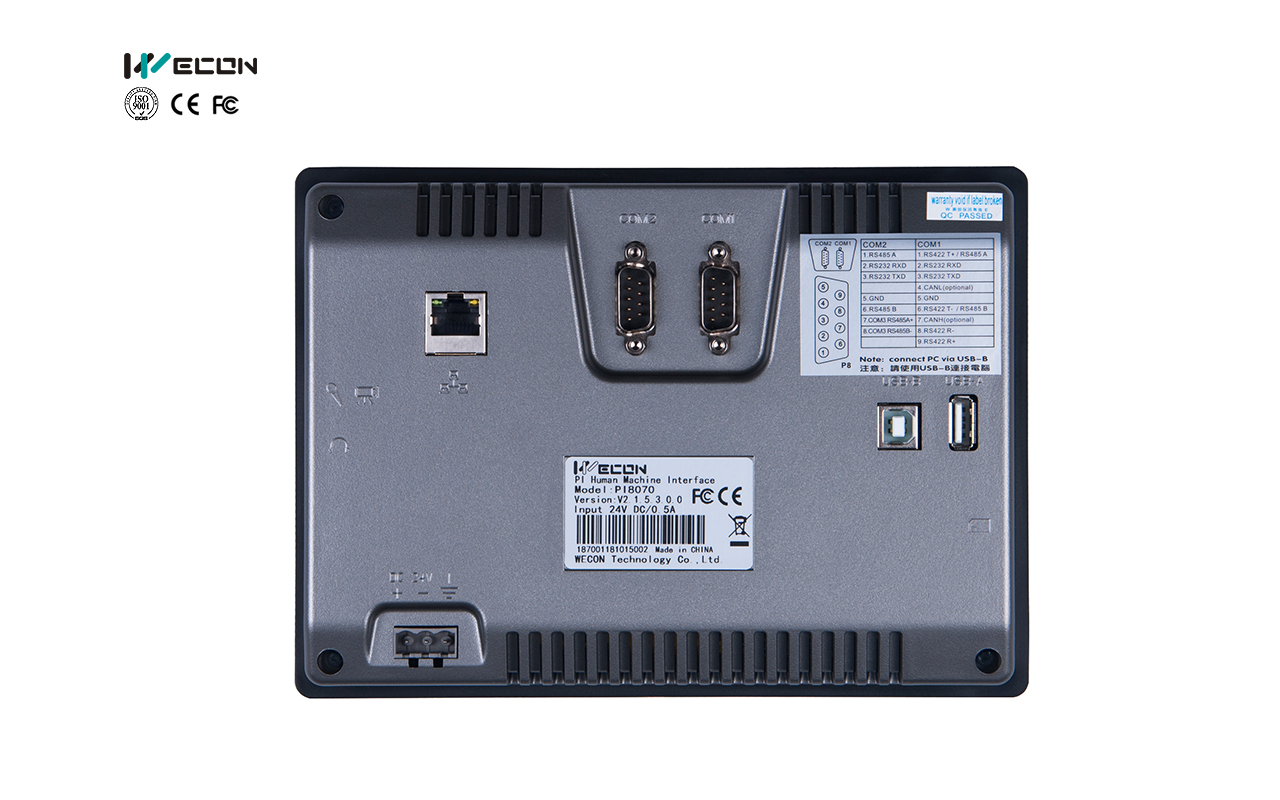 Wecon PI 7 pulgadas HMI : PI8070 — imagen 2