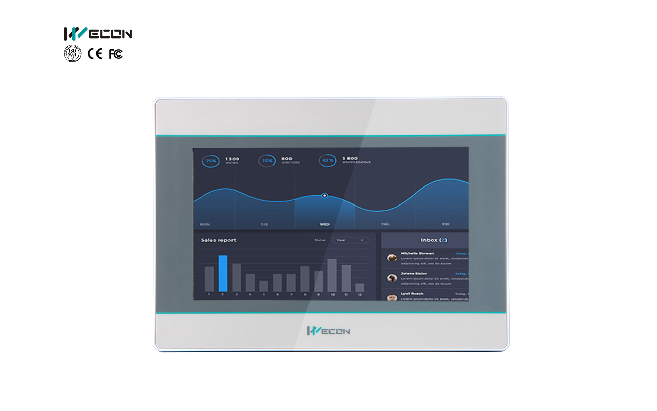 Wecon HMI 7" serie PI3000i - PI3070i — imagen 1